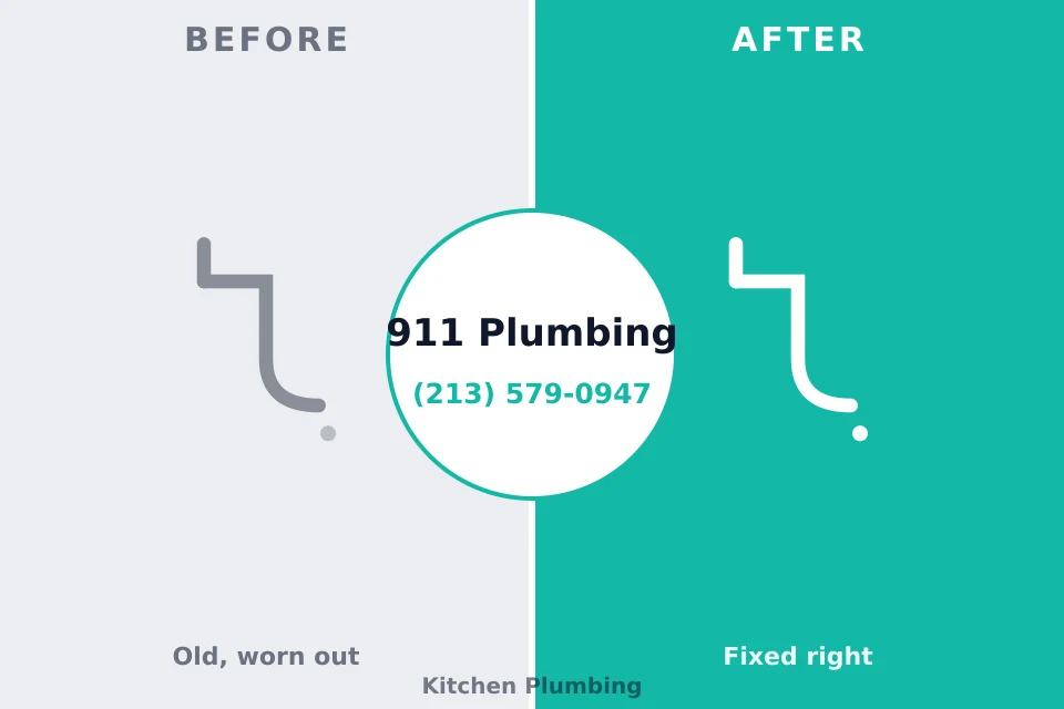 Before and after: plumbing repair Southaven, MS